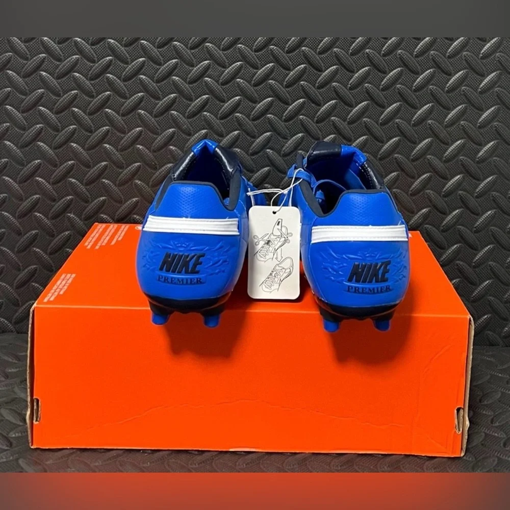 Nike Premier III FG Soccer‎ Cleats AT5889-414 Signal Blue White Mens Sizes